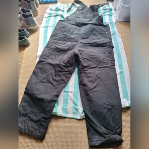 Men's Black Overalls